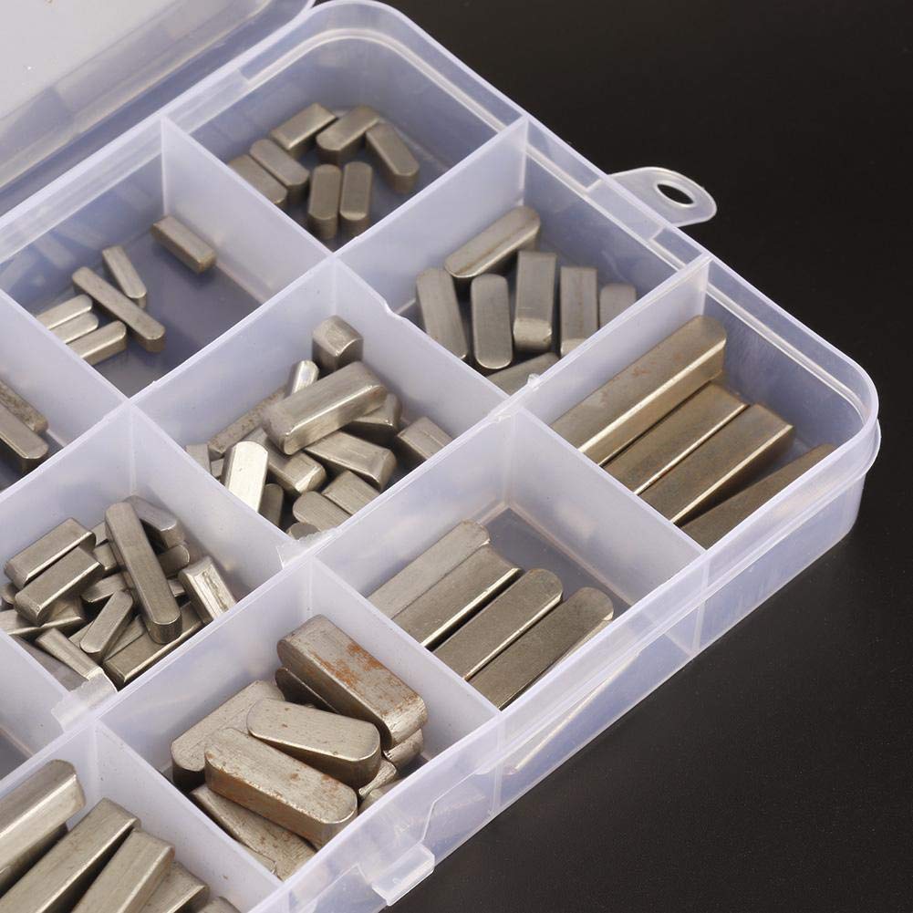 140PCS Drive Shaft Key - Professional Parallel Drive Shaft Key Round Ended Feather Key