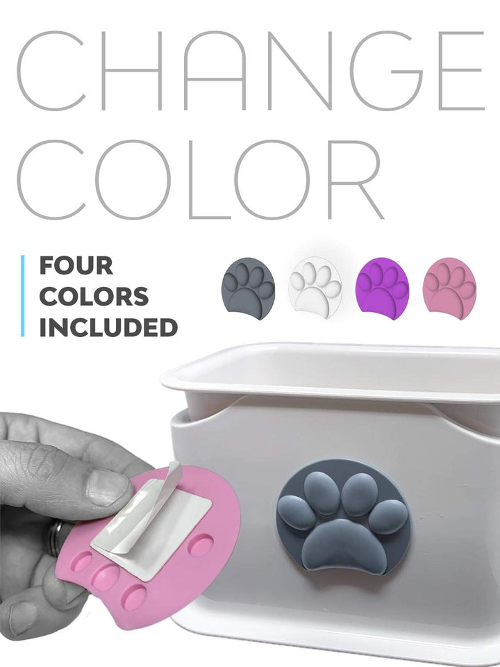 Universal Cat Litter Scooper Holder - Durable with Heavy Scoopers Holding Stability - Kitty Litter Box Scooper Accessory - Works with Plastic &amp; Metal Cat Litter Scoop Holder - 4 Color Options