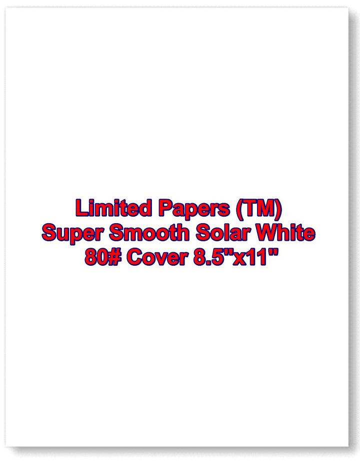 Classic Crest Super Smooth Solar White 80# Cover 8.5x11 250/pack