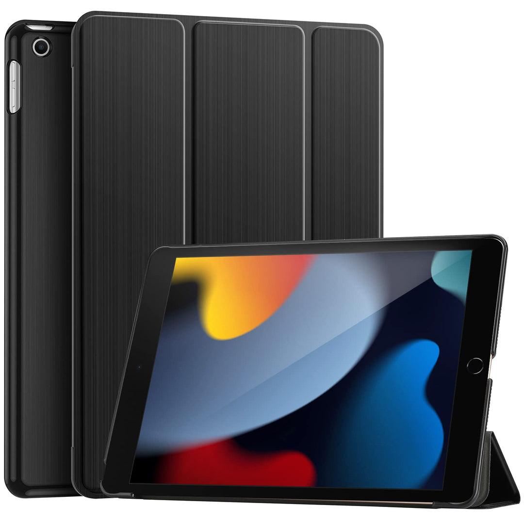 Smart Case for iPad 10.2 Case iPad 9th 8th 7th Generation Case, Hard Back Protective Cover iPad Case for iPad 10.2 Inch – Black
