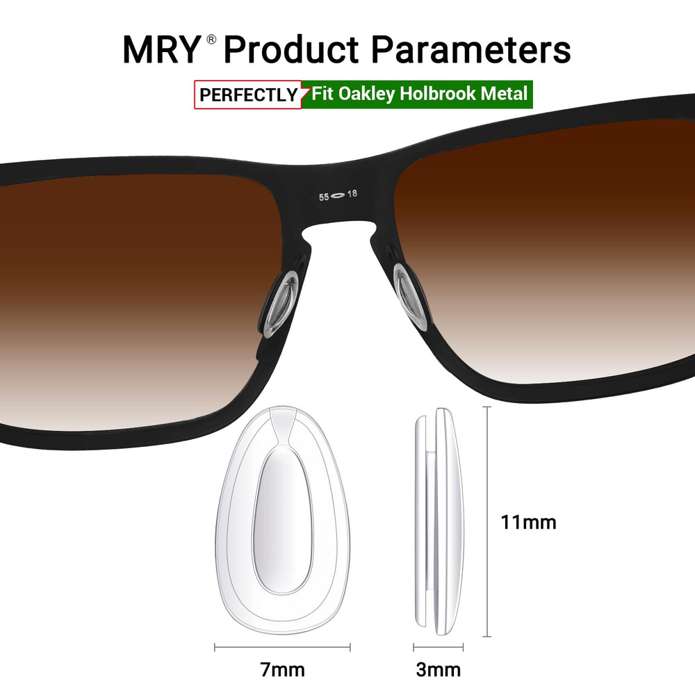 Replacement Nose Pieces Nose Pads for Oakley Holbrook Metal Sunglass Clear