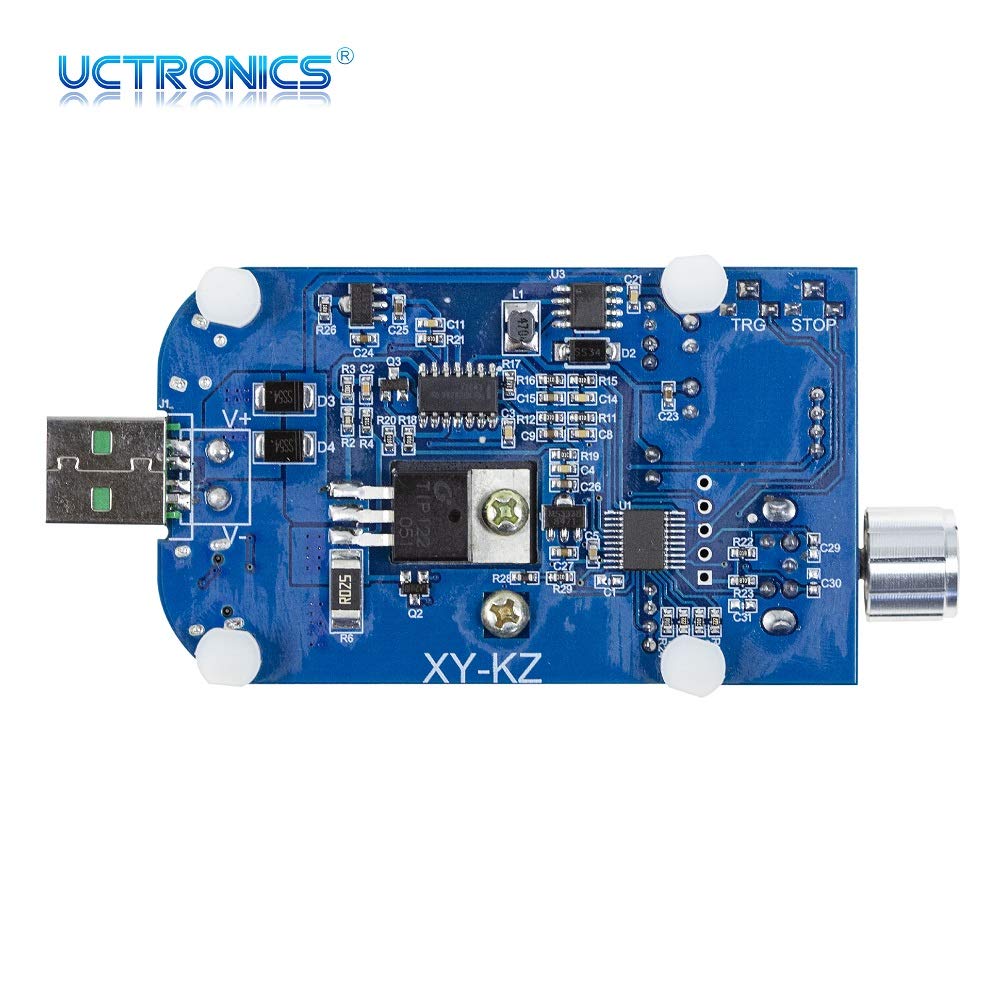 Electronic USB Load Tester, Adjustable Discharge Resistor Module 35W, Test and Trigger QC2.0 QC3.0 AFC 9V FCP, Intelligent Temperature Control with Cooling Fan