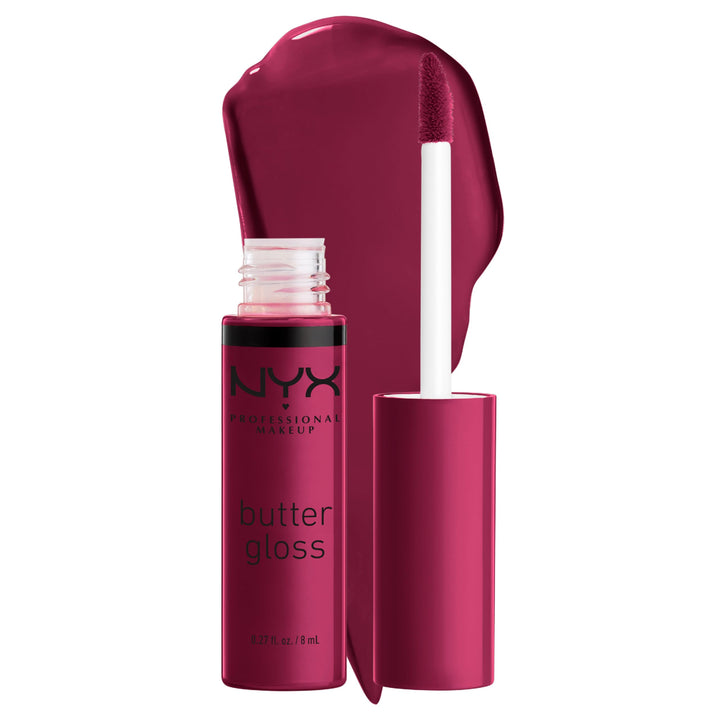 Butter Gloss, Non-Sticky Lip Gloss - Devil&#39;s Food Cake (Deep Plum)