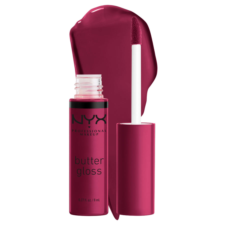 Butter Gloss, Non-Sticky Lip Gloss - Devil's Food Cake (Deep Plum)