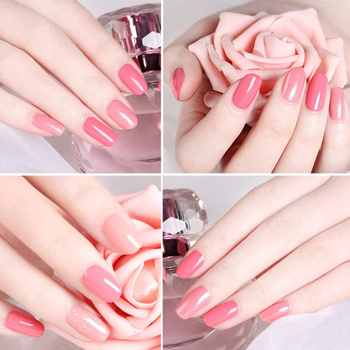 New Nail Polish Set (10 Bottles) - Non-Toxic Eco-Friendly Easy Peel Off &amp; Quick Dry Water Based Nail Polish