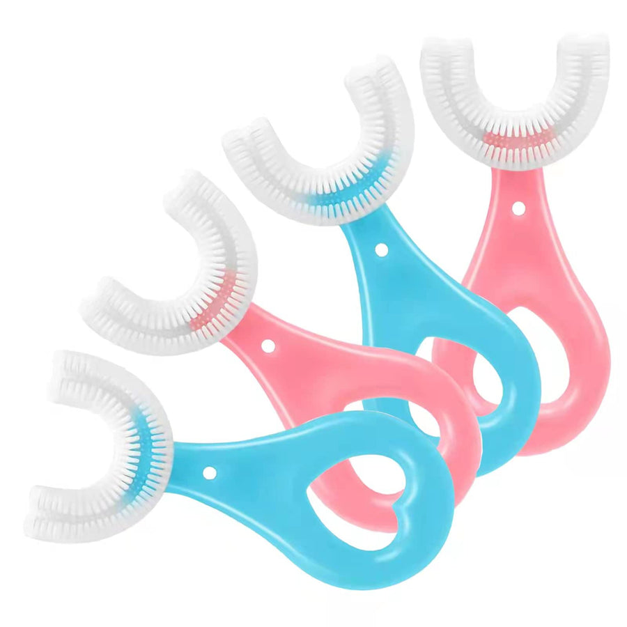 4 Pack U Shaped Toothbrush Kids, U Shaped Toothbrush So