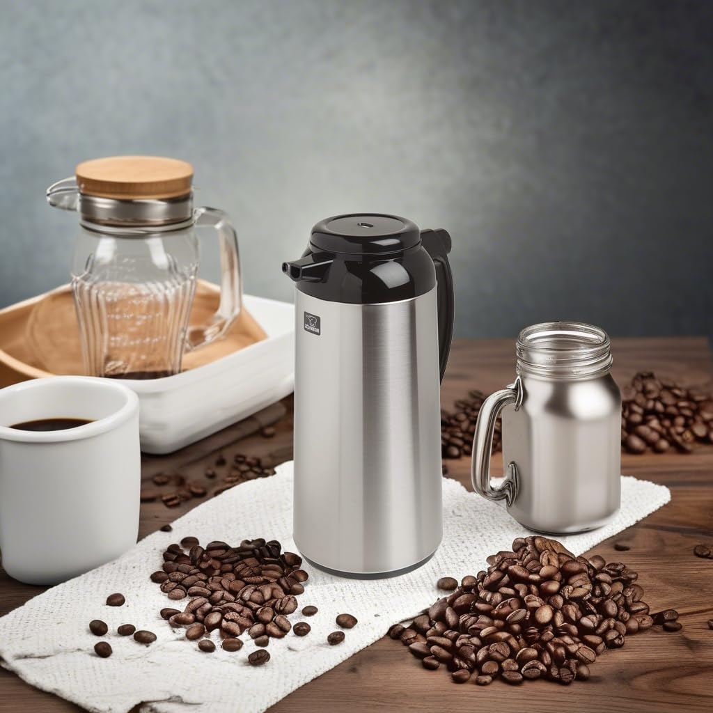 Premium Thermal Carafe, 1.85-Liter, Brushed Stainless Steel