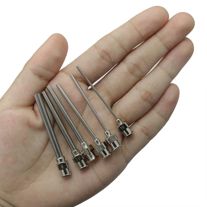 ITROLLE Dispensing Needle Set 12PCS 1.97inch/50mm Stain