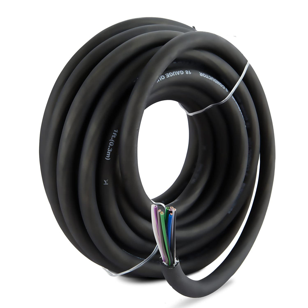 LEIGESAUDIO 20 Feet 9 Conductor Speaker Wire/Cable - 18