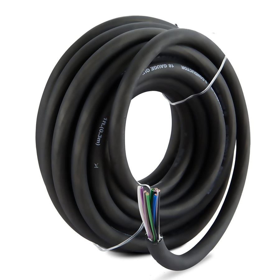 LEIGESAUDIO 20 Feet 9 Conductor Speaker Wire/Cable - 18
