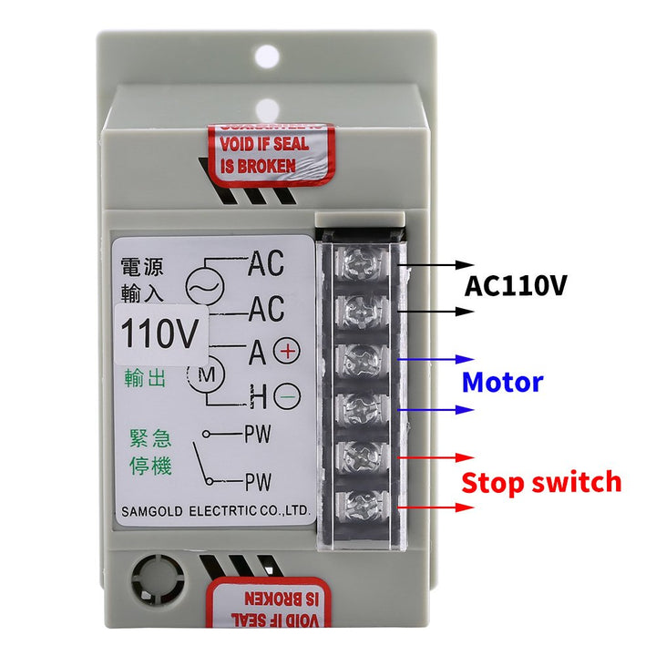 AC Variable Speed Controller, Akozon AC 110V 400W Knob 