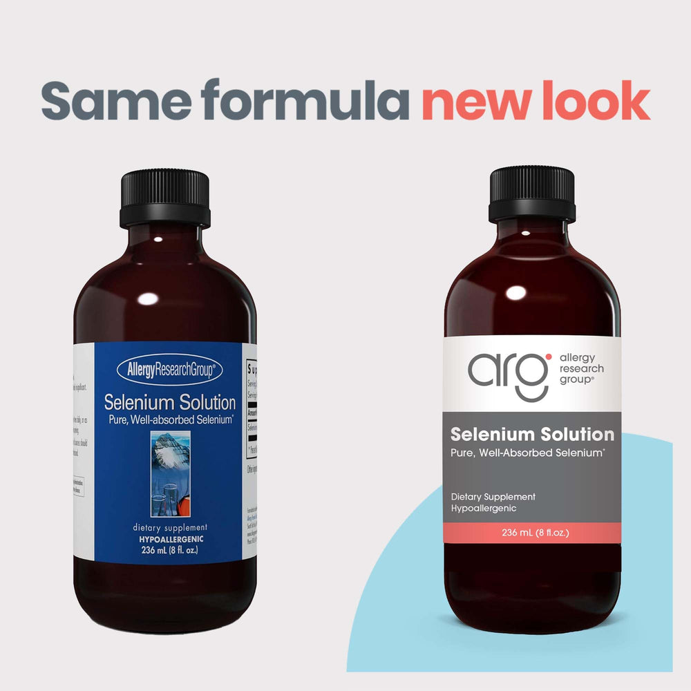 Selenium Solution - Well-Absorbed Selenium Liquid, Pure Sodium Selenite, Thyroid Support, Antioxidants, 100 mcg Supplement, Hypoallergenic - 8 Fl Oz