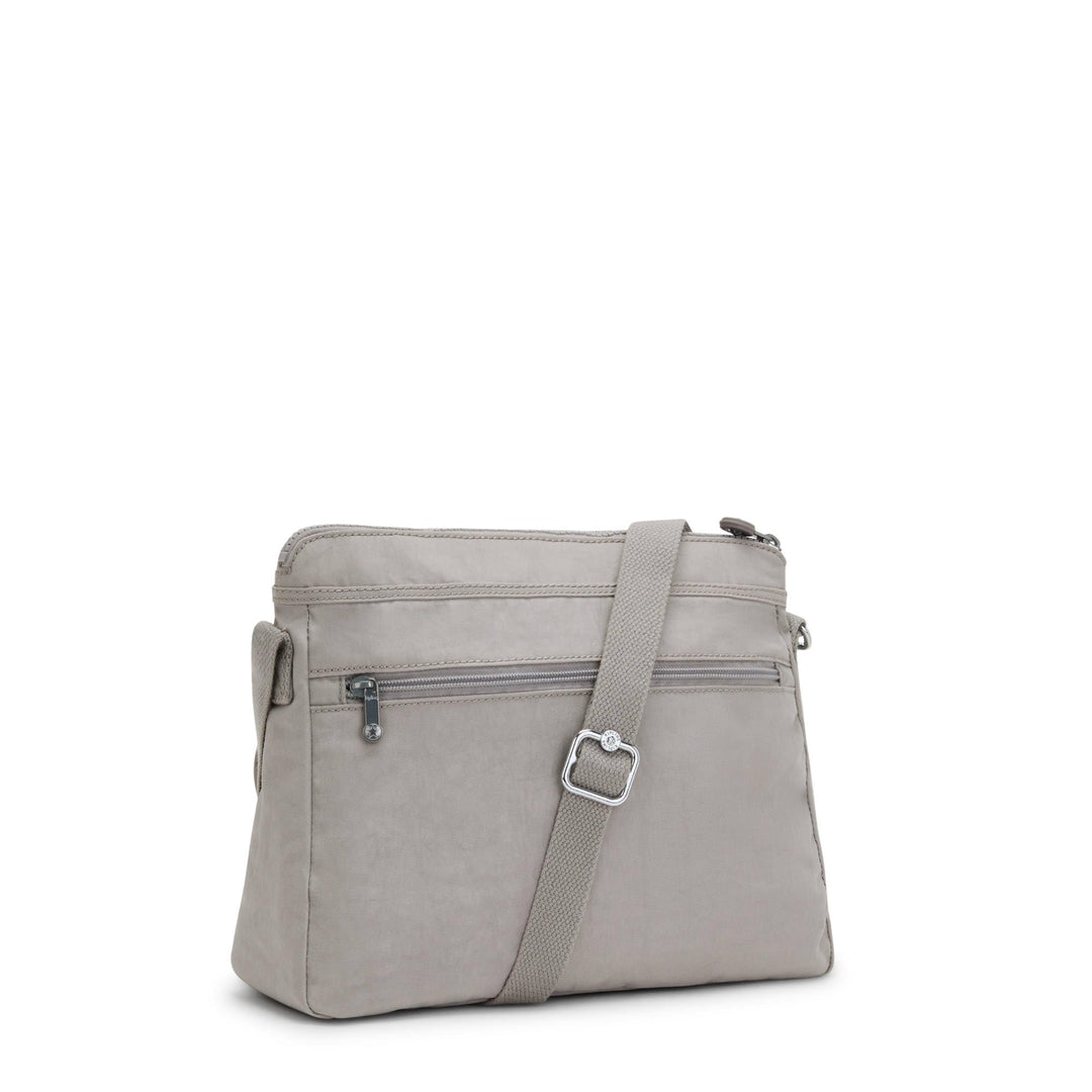 womens WomenÂ’s Aisling Bag, Lightweight Everyday Purse, Nylon Shoulder Crossbody Bag, Grey Gris, 12 L x 8.87 H 4 D US