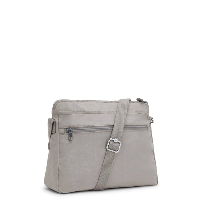 womens WomenÂ’s Aisling Bag, Lightweight Everyday Purse, Nylon Shoulder Crossbody Bag, Grey Gris, 12 L x 8.87 H 4 D US