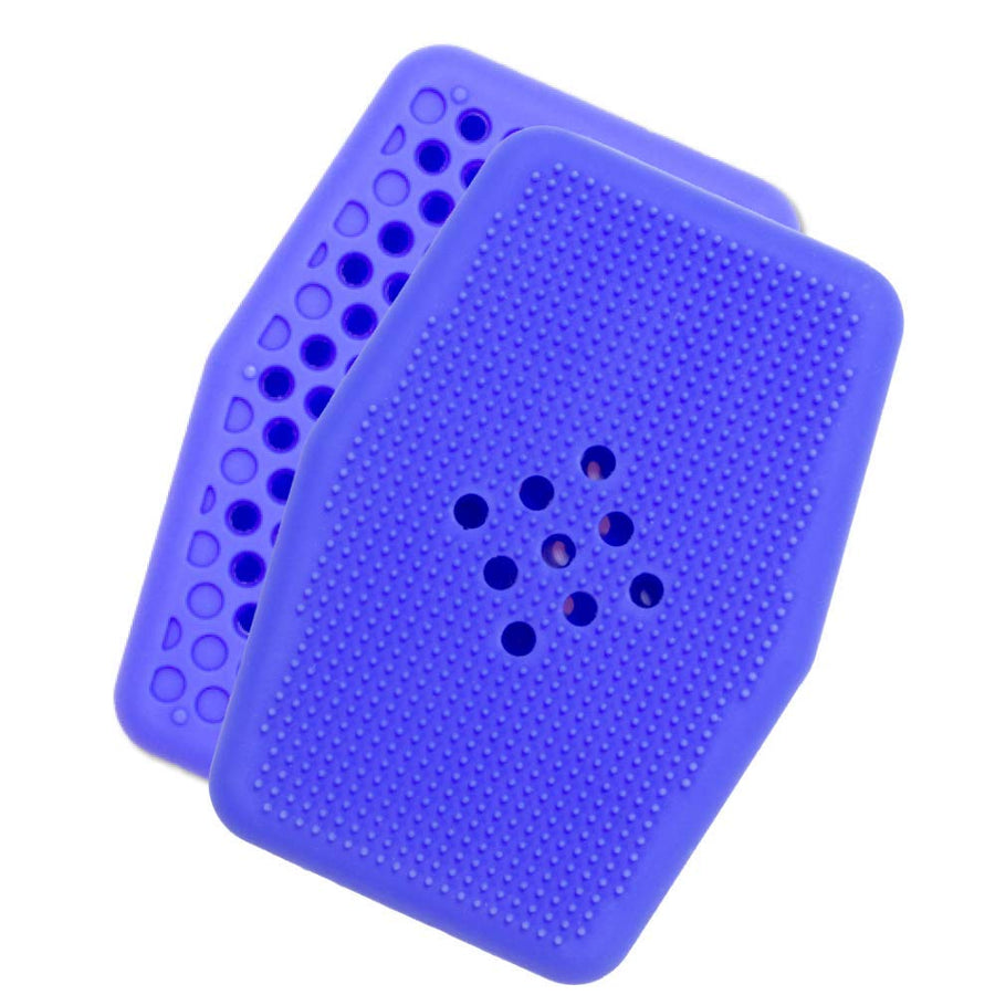 V2 the original Silicone Soap Saving Sleeve, fits many regular sized bar soaps, satisfying exfoliation (Purple)