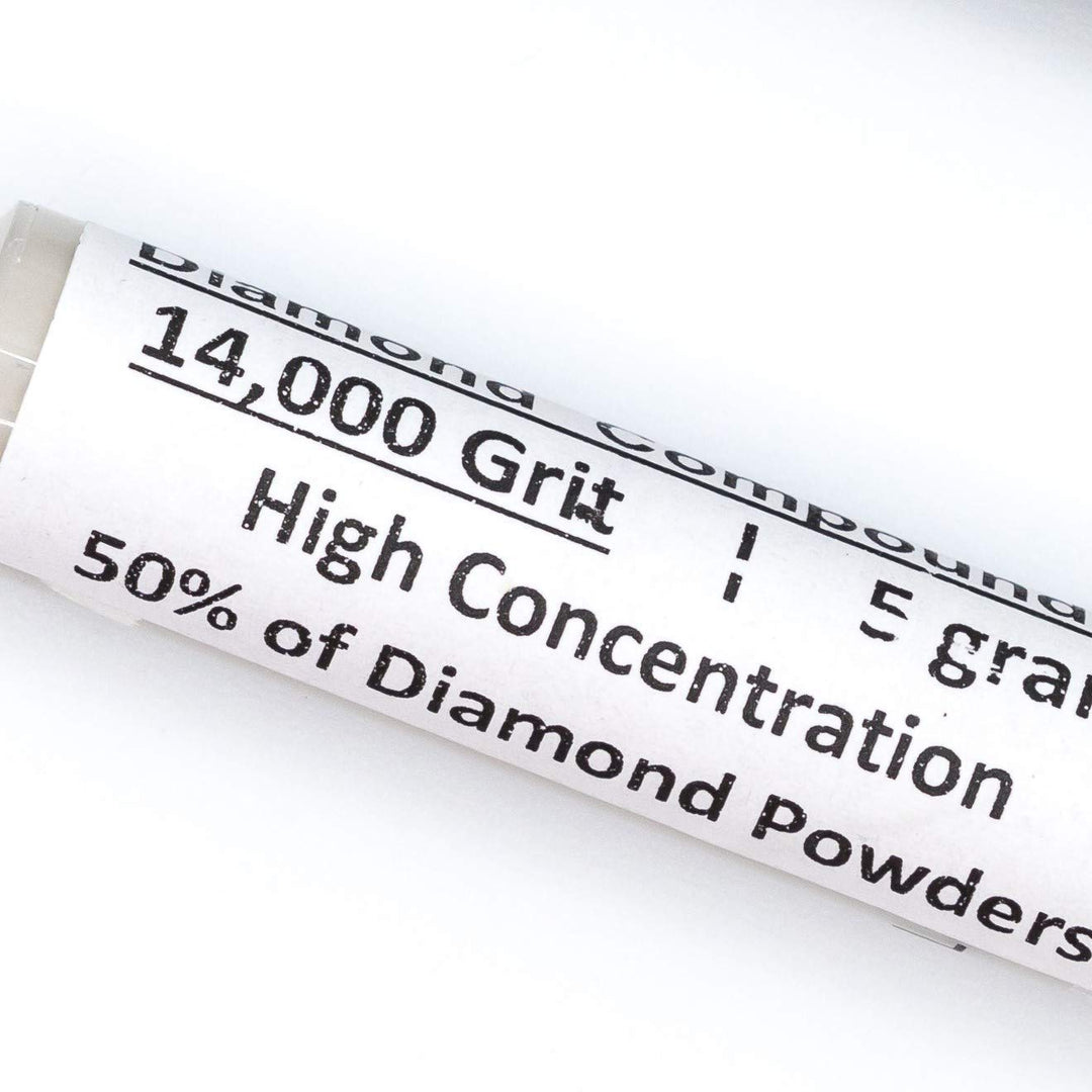 Diamond Polishing Compound Polishing Paste USA Made 14,000 Grit 0-1 Microns for Marble Glass Metal Rock Jewelry Resin Silver Chrome Gemstone with High Concentration of Diamond Powder