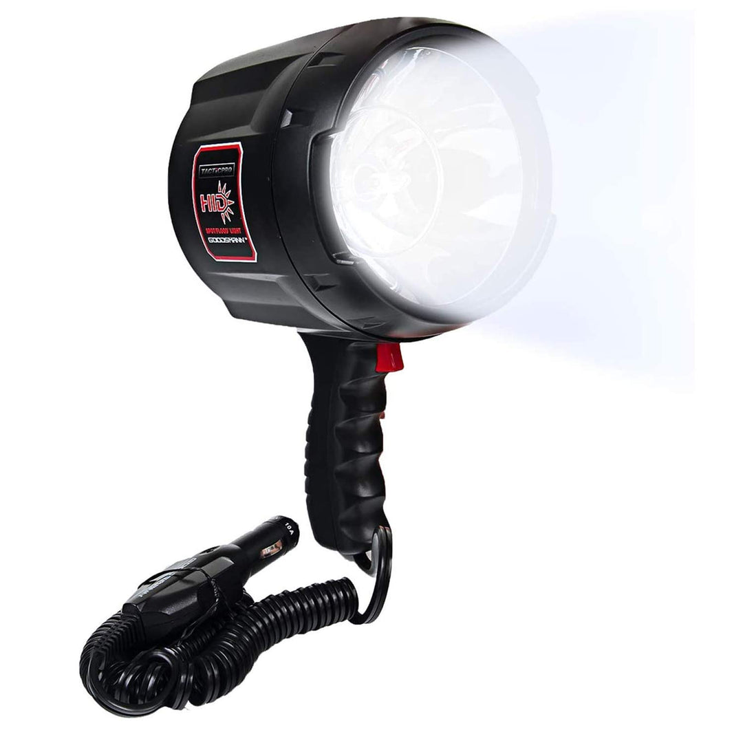 TACTICPRO Powerful 2000 Lumen HID Spotlight/Floodlight Automotive/Garage/Emergency/Boating/Fishing/Hunting/Camping/Hiking/Patrolling Spotlight 9924-0011-06