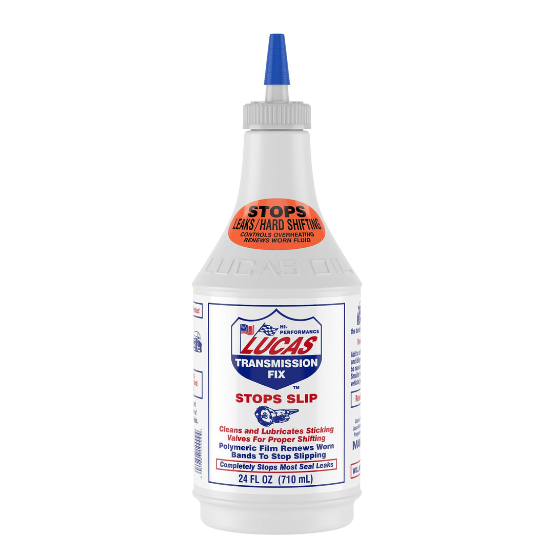 LUCAS LUC10009 Transmission Fix 24 oz, Brown