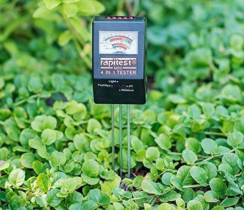 1818 Rapitest 4-in1 Soil pH/Moisture/Fertility/Light Tester, Fertility