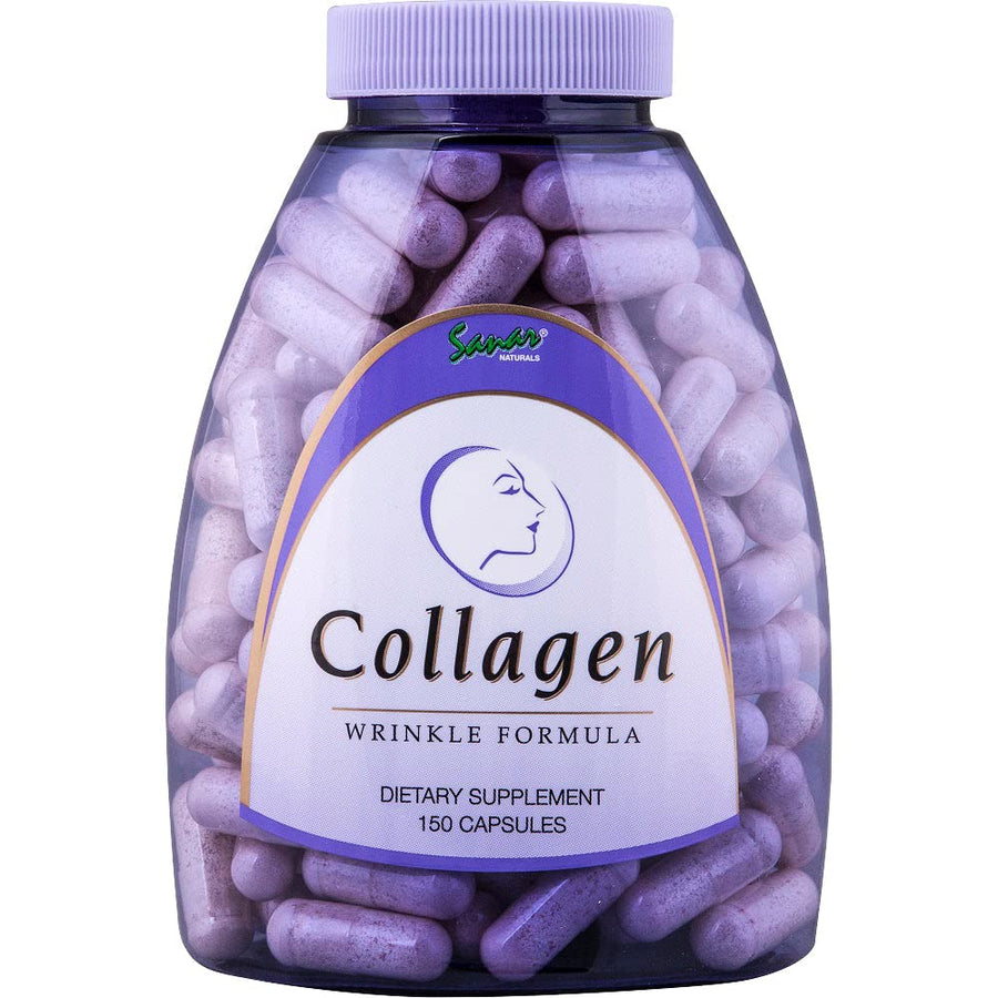 Collagen Pills with Vitamin C, E - for Hair, Skin, Nails, Joint Health, Reduce Wrinkles - Hydrolyzed Collagen for Women & Men Supplement - Grass Fed, Non-GMO, 150 Capsules