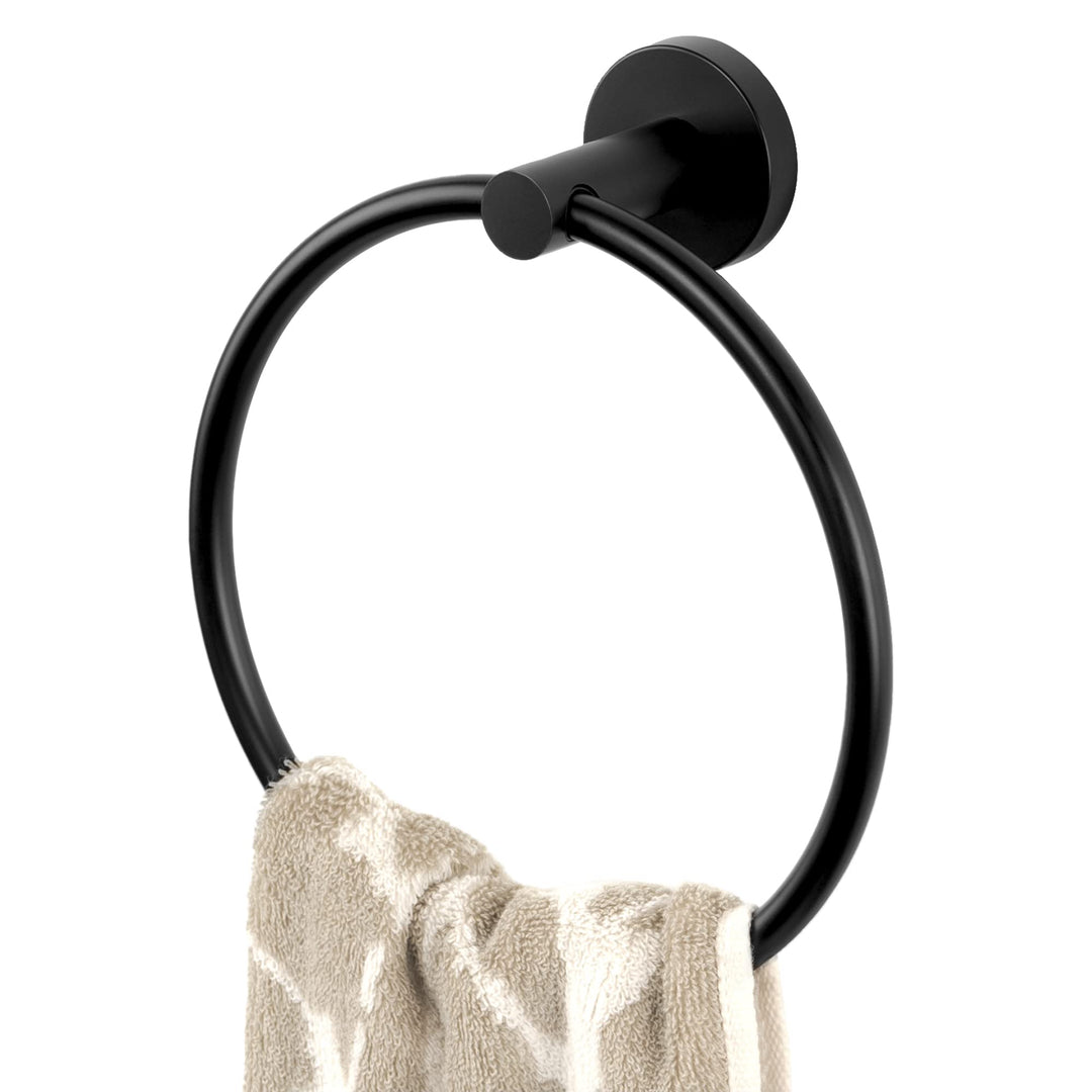 HITSLAM Brushed Gold Towel Ring for Bathroom, SUS304 St