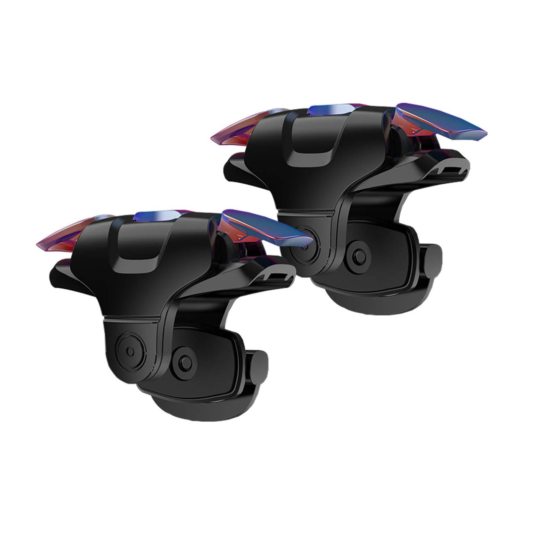 CK3 Mobile Triggers,Mobile Game Controller, Game Trigger for PUBG/Fortnite/Call of Duty,Shooter Sensitive Controller Joysticks Aim &amp; Fire Trigger for iPhone and Android Phone(1 Pair)