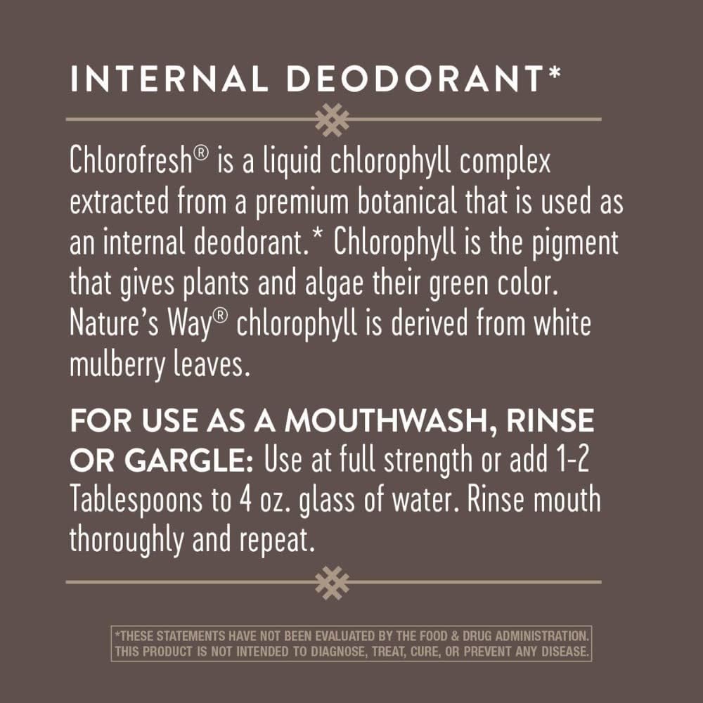 Natures Way Chlorofresh Liq Natr
