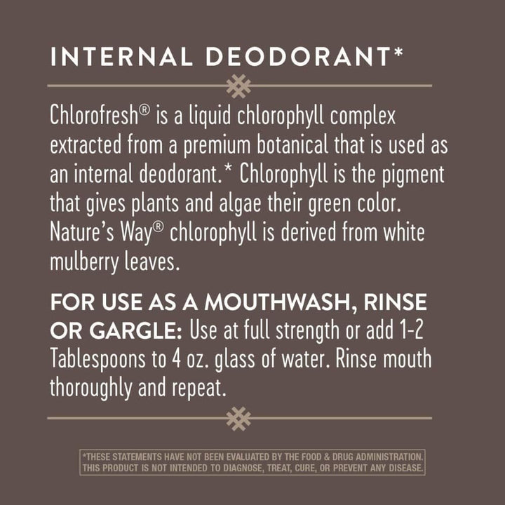 Natures Way Chlorofresh Liq Natr