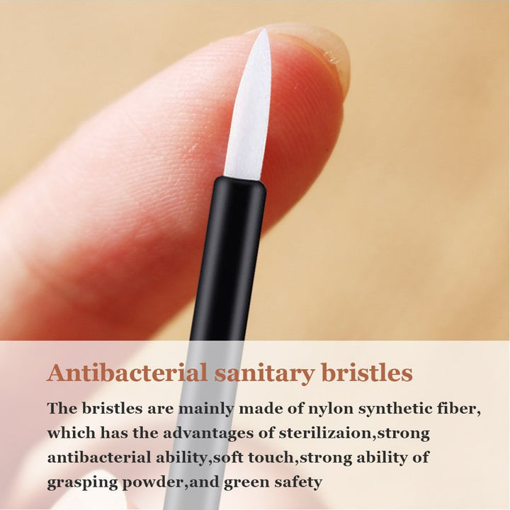 Disposable Eyeliner Brush Eye shadow Applicator Fine Point Eye Liner Pens Lip Liner brushs Cosmetic Wands Makeup Tool set200pcs (Black)