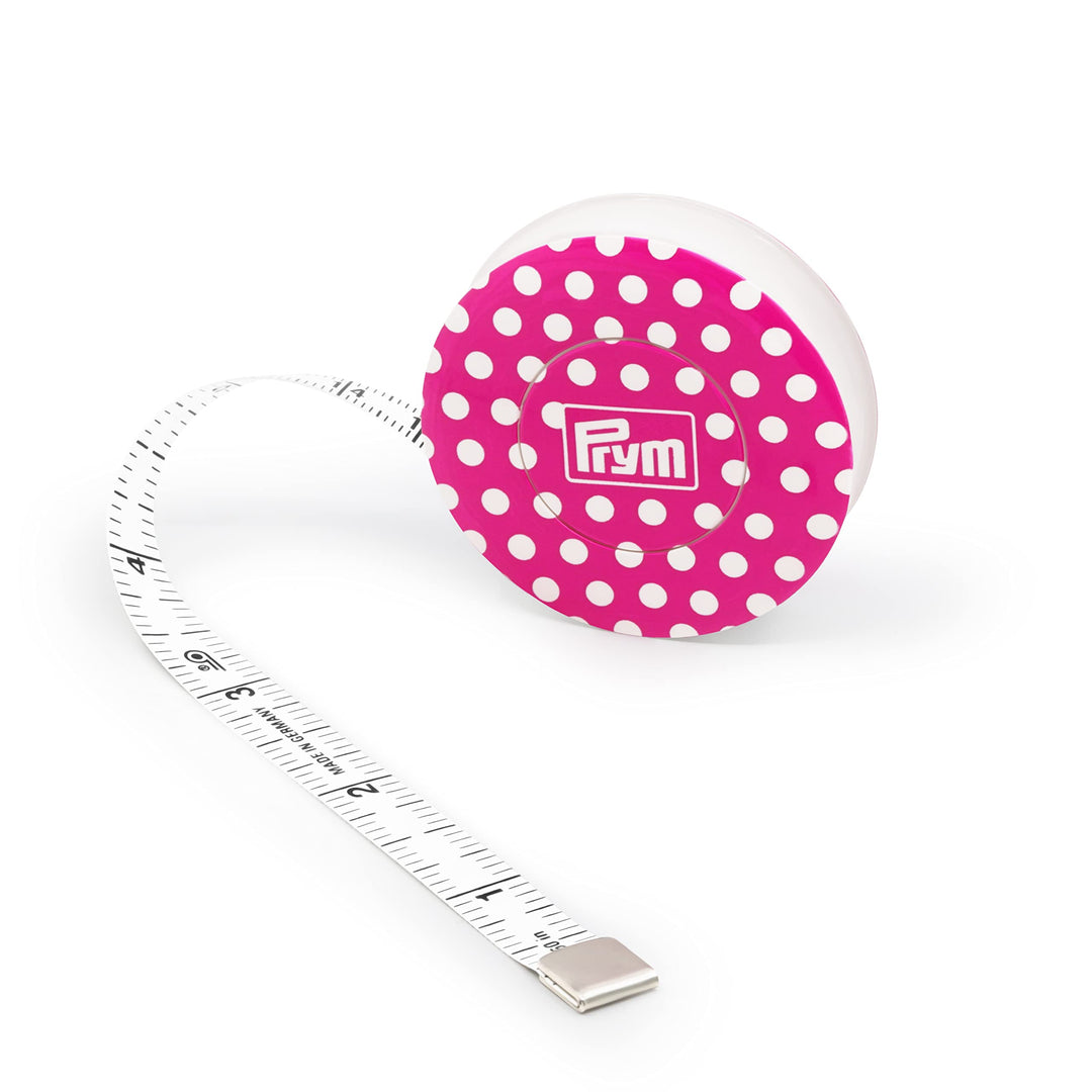 Prym Love Spring Tape Measure, Pink