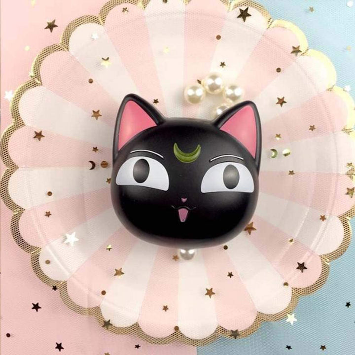 Cute Cat Shaped Contact Lens Case Mini Travel Simple Co