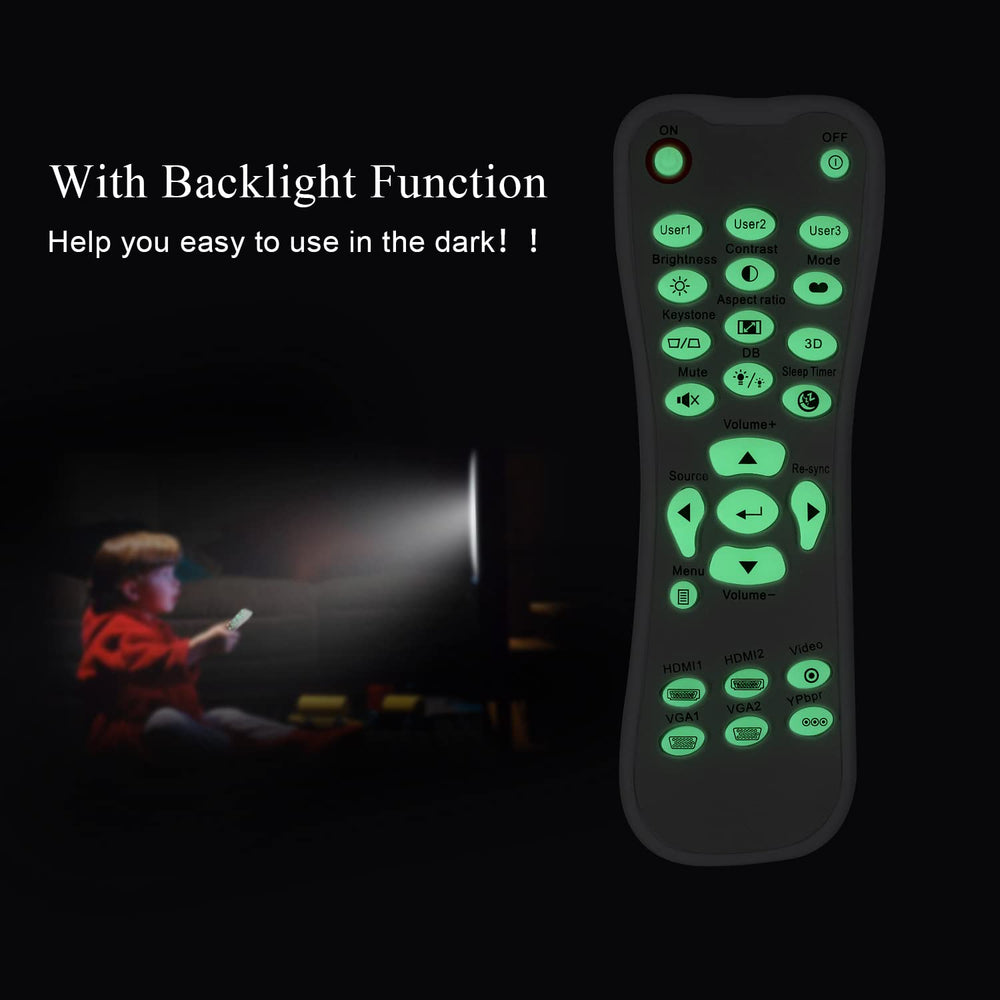 New Replacement Remote Control compatible with Optoma P