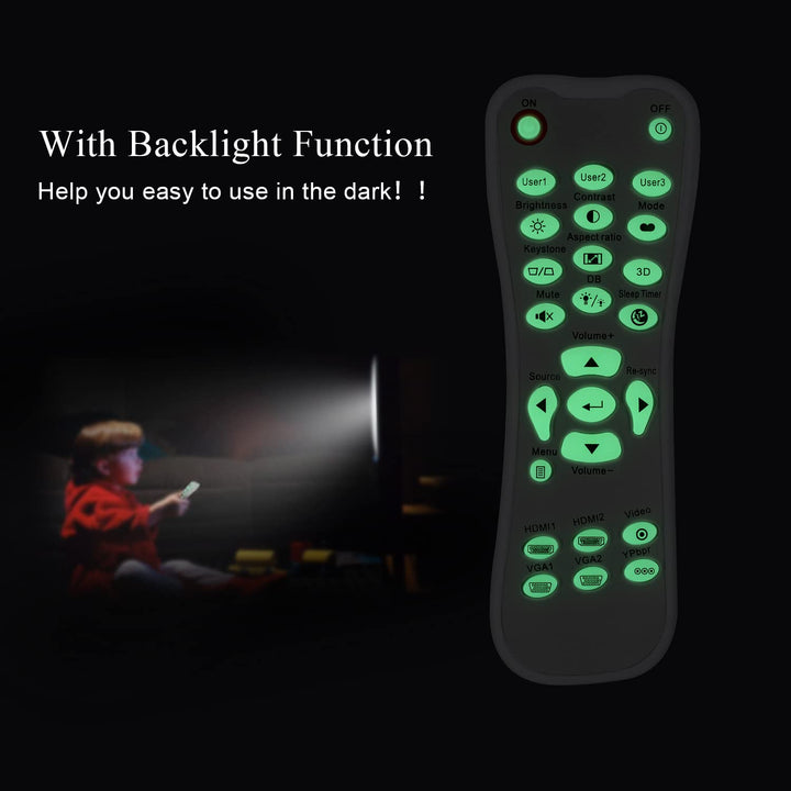 New Replacement Remote Control compatible with Optoma P