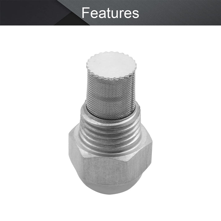 MroMax 1/4BSP 0.3mm Orifice Spray Dia 304 Stainless Ste