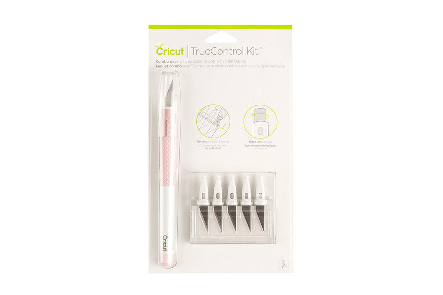 TrueControl Knife Kit - For Use As a Precision Knife, Craft knife, Carving Knife and Hobby Knife - For Art, Scrapbooking, Stencils, and DIY Projects - Comes With 5 Spare Blades - [Rose]