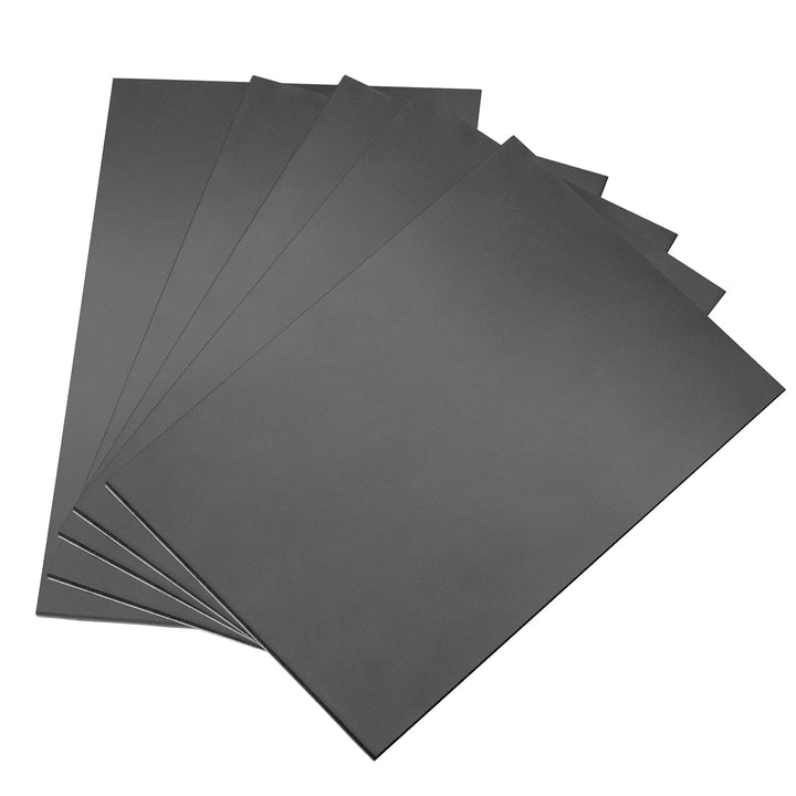 Foam Sheets Self Adhesive, Closed Cell Foam Pad Neoprene Rubber Sheets Anti Vibration Insulation Foam Rubber Pads (12 x 8 x 1/8, 5)