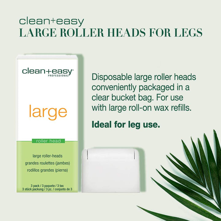 Clean and Easy Replacement Large Roller Heads, 3 Count