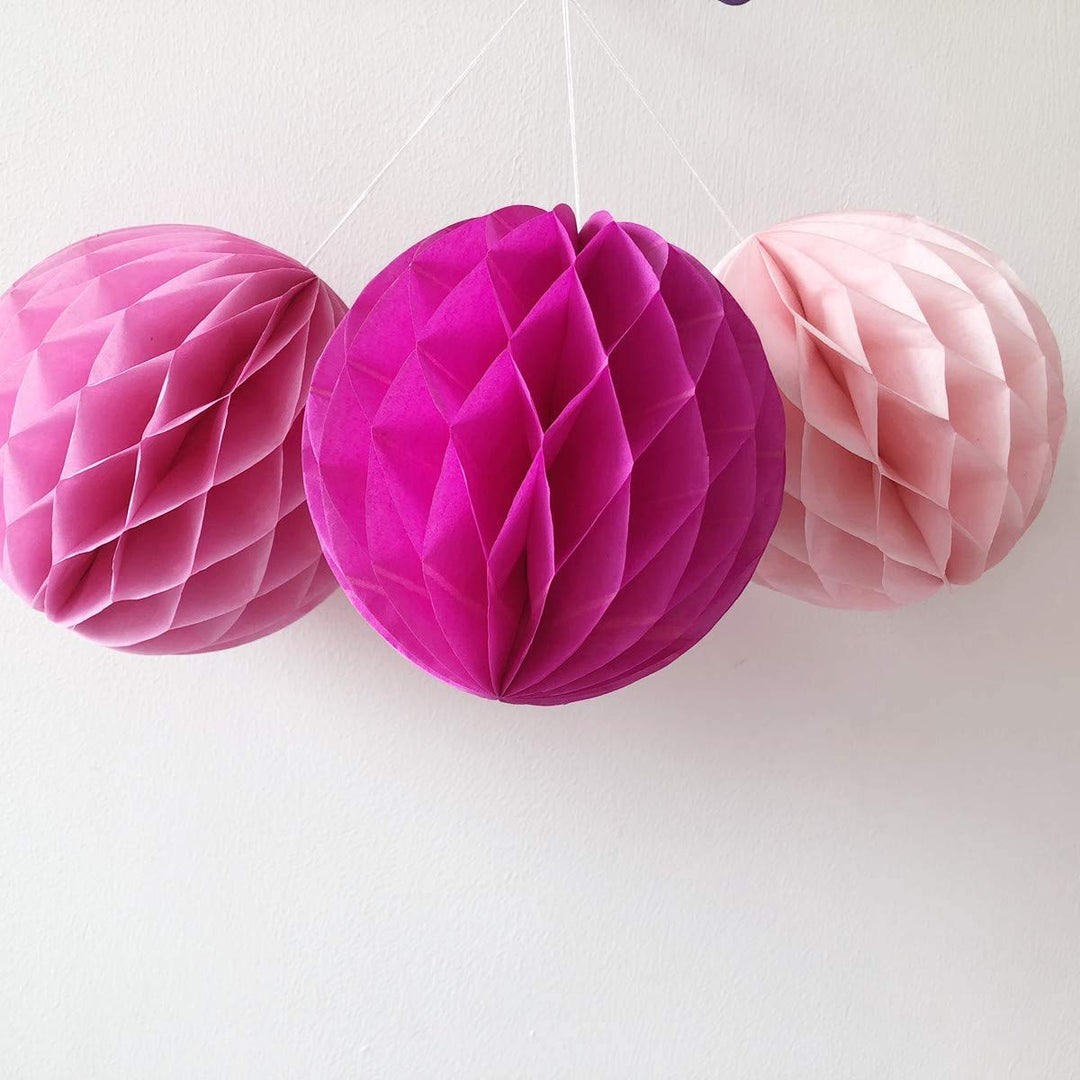 12pcs 6 inch 8 inch Tissue Paper Honeycomb Balls Party Backdrop Decoration Paper Flower Balls Craft Kit Paper Honeycomb Ball for Wedding Anniversary Room Birthday Bay Shower (Green Pack)