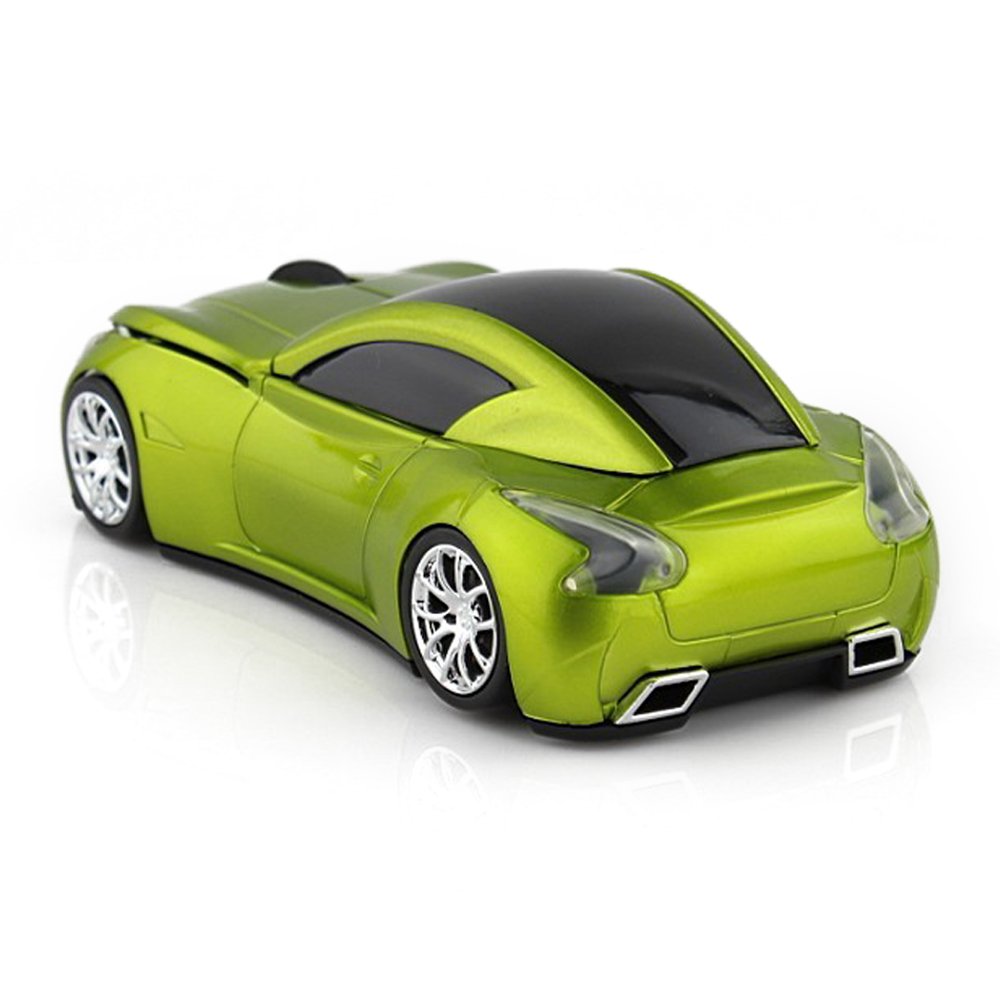Sports Car Mouse Wireless Mouse Computer Mice Laptop Optical Gaming Mouse Red (Red)