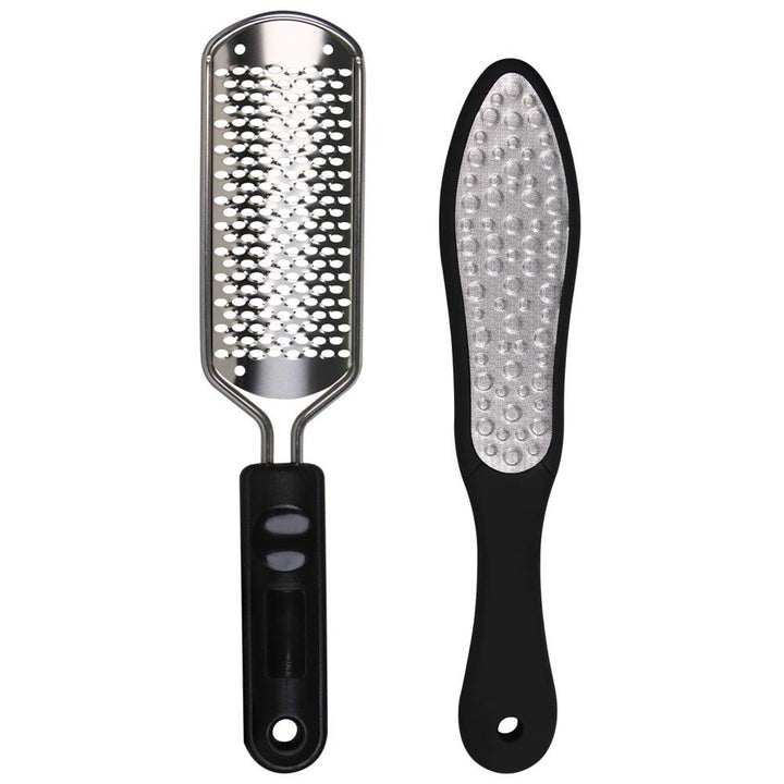 BS-MALL 2PCS Professional Pedicure Rasp Foot File Cracked Skin Corns Callus Remover for Extra Smooth and Beauty Foot