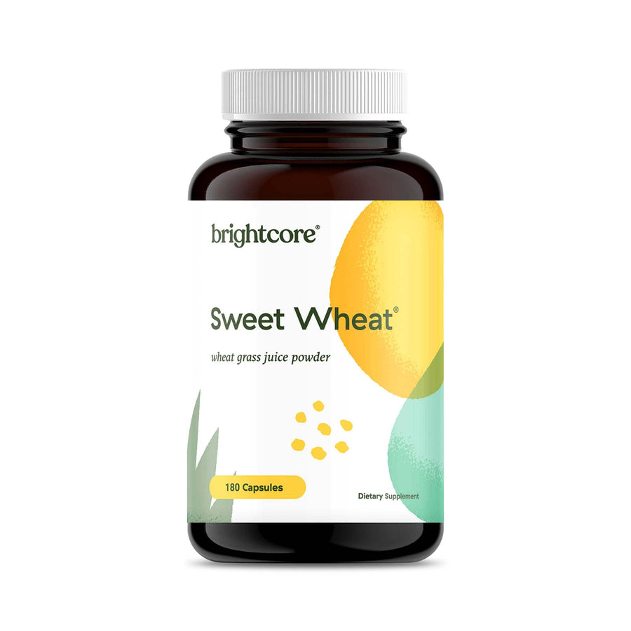 Nutrition Sweet Wheat, Ready-to-Drink Athletic Greens, Super Greens with Digestive Enzymes for Digestive Health and Immune Boost, 180 Wheatgrass Juice Powder Capsules