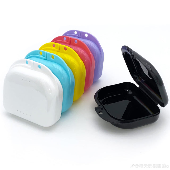 Retainer Case with Vent Holes, 6 Pcs Case, Durable &