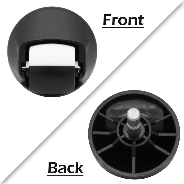 Replacement Front Wheel and Tires Compatible with IROBOT ROOMBA 500 600 700 800 900 Series 860 870 675 880 960 980 Anti-Slip iRobot Roomba Accessories (2 Pack Tires+2 Front Caster Wheel)