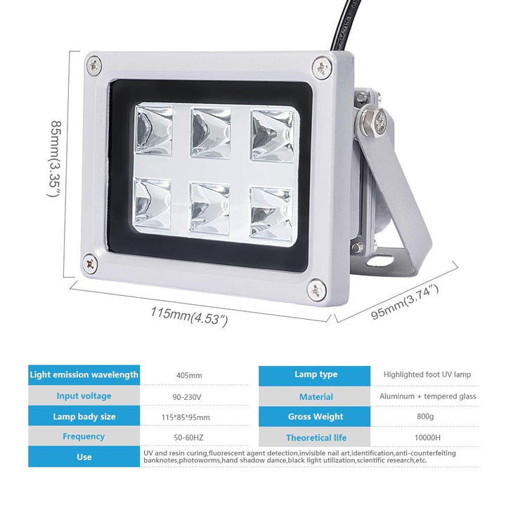 3D Printer UV Resin Curing Light with Solar Turntable 3