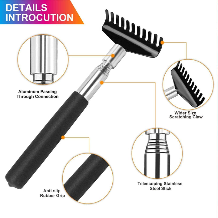 Oversized Portable Extendable Back Scratcher, Upgraded 