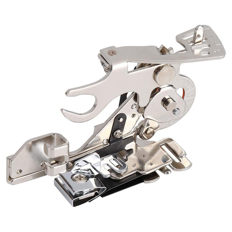 Ruffler Attachment Presser Foot, Sewing Machine Gathering Presser Foot for Brother Singer Sewing Machine Perfectly Spaced Pleats/Gathers, Easily Adjust Closeness & Depth