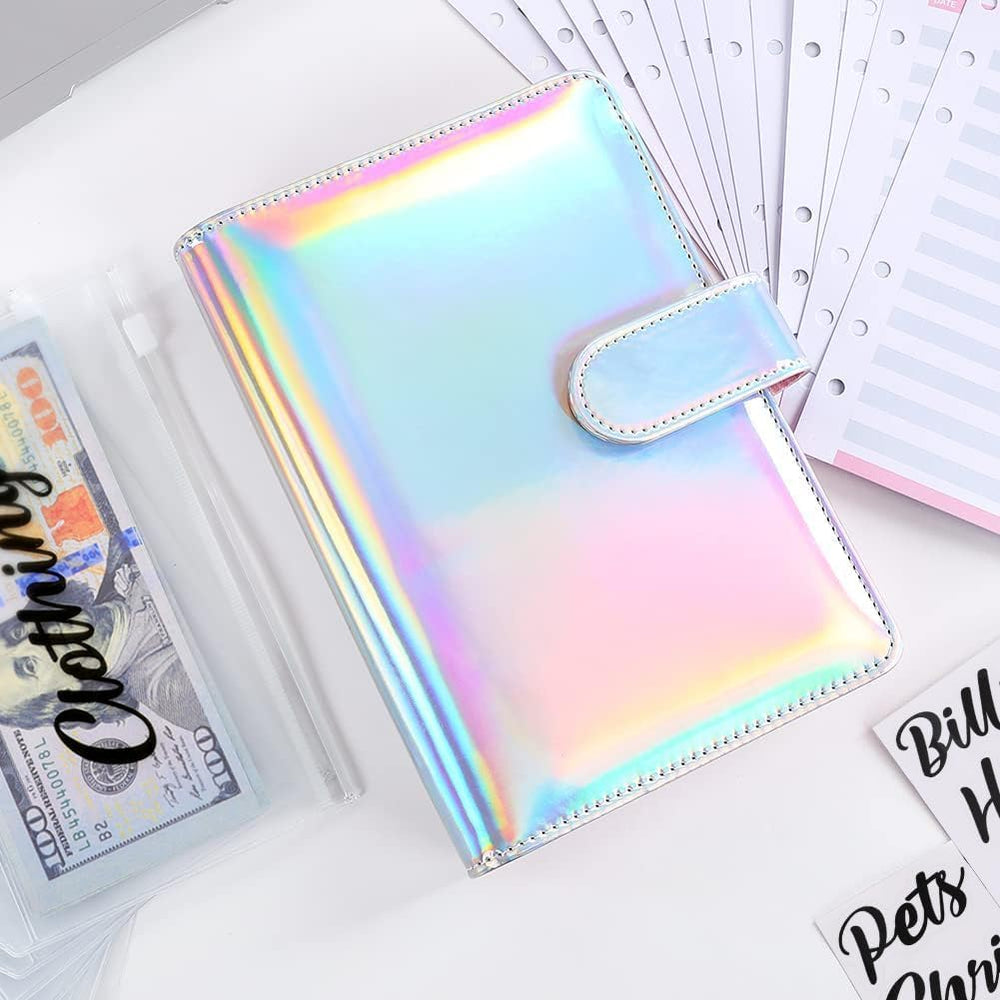 Budget Binder, Money Saving Binder with Zipper Envelopes, Cash Envelopes and Expense Budget Sheets for Budgeting