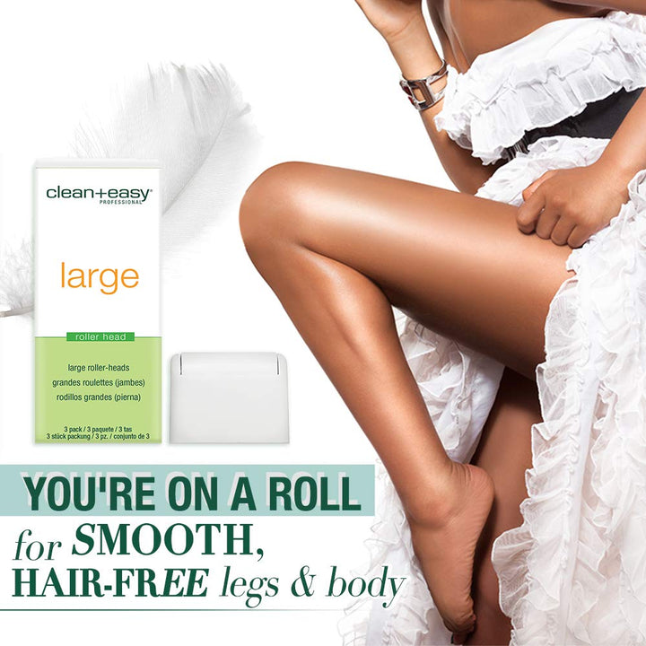 Clean and Easy Replacement Large Roller Heads, 3 Count