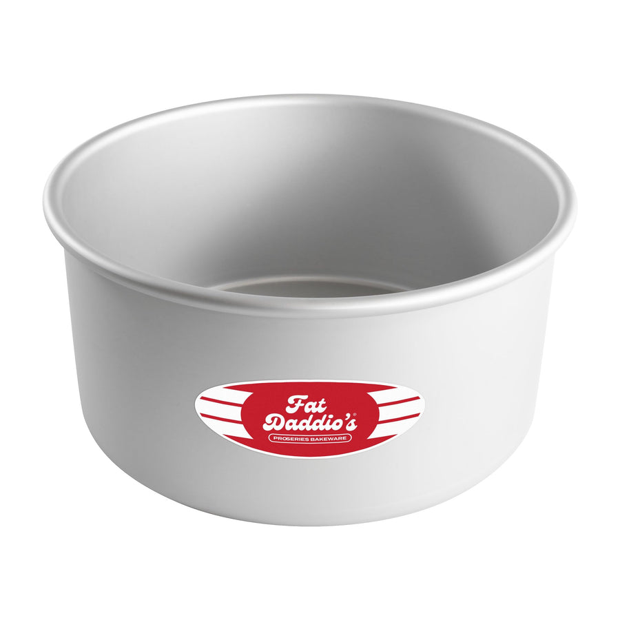 PRD-84 Anodized Aluminum Round Cake Pan, 8 x 4 inch