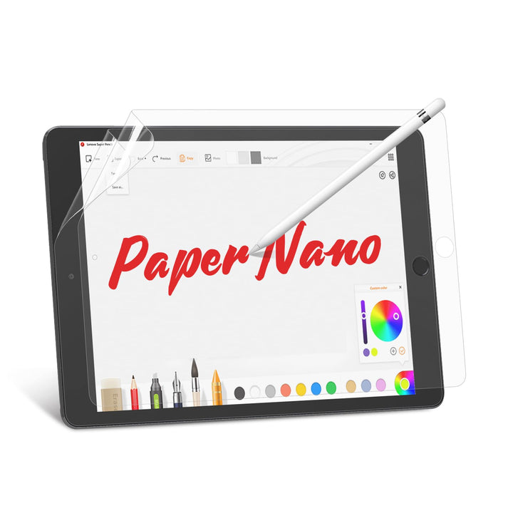 {2 Pack) Paperfeel Screen for iPad 9th, 8th, 7th Generation (2021/2020/2019)-10.2 Inch, Anti-Glare Protector for Drawing, Writing, and Note-taking like on Paper